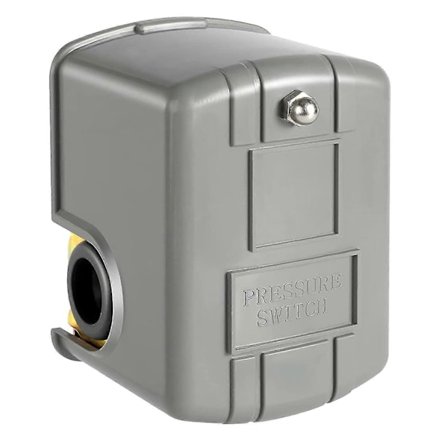 Trykkontakt til pumpe, 40-60Psi vandtrykskontakt justerbar differentiale, 1/4 tomme hun NP