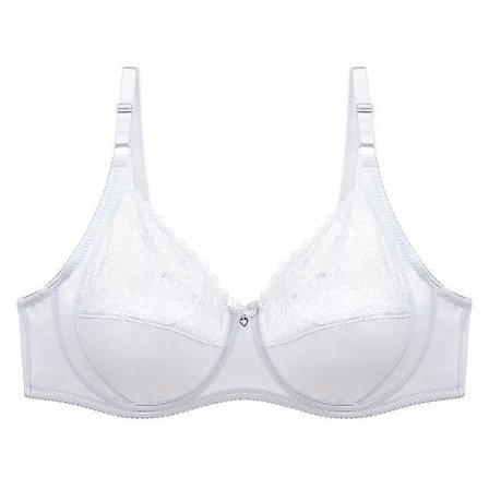 Spets sexig bh för kvinnor, enfärgad, ihålig underkläder, kvinnor, ultratunn, tjock c d-kupa, soutien gorge, plus size underkläder
