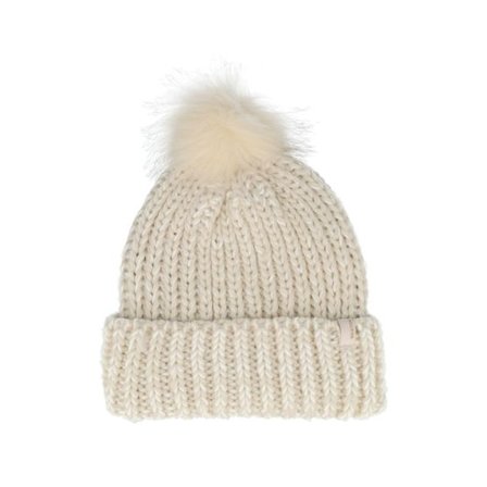 Brixton - Vit pom Beanie - Dillon Beanie Off White/Dove Marl Pom @ Hatstore