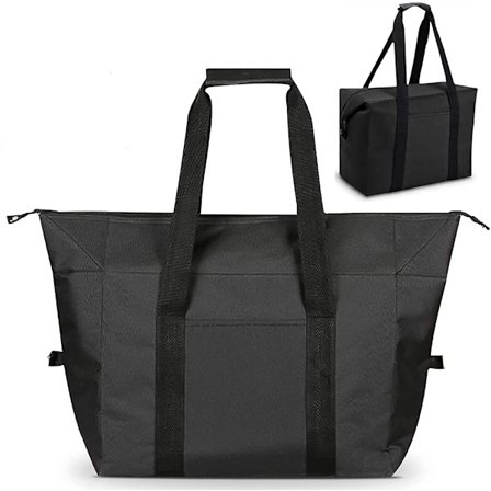 20L sammenleggbar kjølebag, handleveske, piknikveske, termisk med isolasjon, isolert veske, kjølebag for camping, piknik, mattransport,