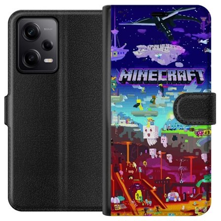 Kompatibelt Plånboksfodral till Xiaomi Xiaomi Redmi Note 12 Pro Minecraft