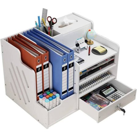 Förvaringsställ med låda med lås med pappershanddukslåda