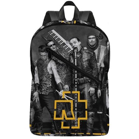 a11436 Rammstein-reppu, jossa pehmustettu takapaneeli ja säädettävät olkaimet mukavaan päivittäiseen käyttöön m11436