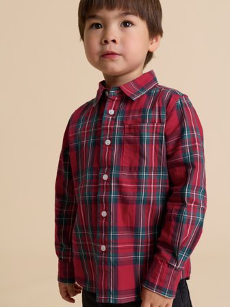 Polarn O. Pyret - Check shirt - 86 - Childrenswear - red