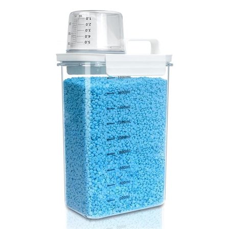 Vaskemiddeldispenser med 1800 ml kapacitet og lufttæt forsegling - 1800 ml