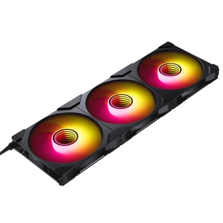 PHANTEKS M25 Gen2 140mm DRGB Vifte 3pk (sort) 3 x 140mm, 350-1800 ± 10% RPM, 36.4 dBA