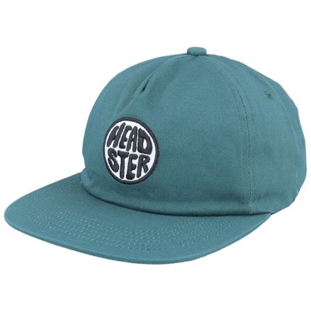 Kinder Headster - Grün snapback Cap - Kinder Beachy Unstructured Evergreen Strapback @ Hatstore
