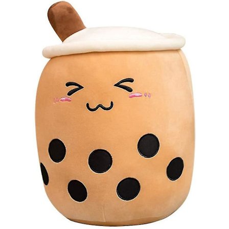 Bubble Tea Plyschkudde Supermjuk sovkudde för soffa