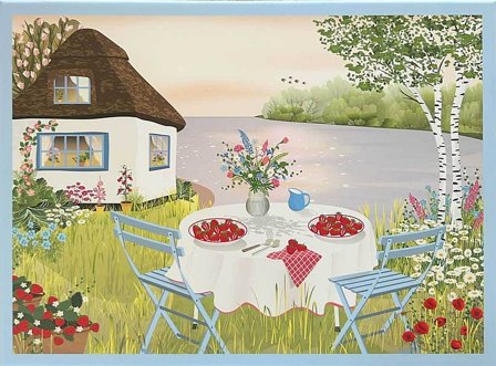 ViSSEVASSE Puslespil Sweet Strawberries 1000 Brikker, Børn & Forældre, Legetøj, Spil Og Puslespil