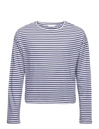 Stripes T-shirts Long-sleeved T-shirts Multi/mönstrad Mango