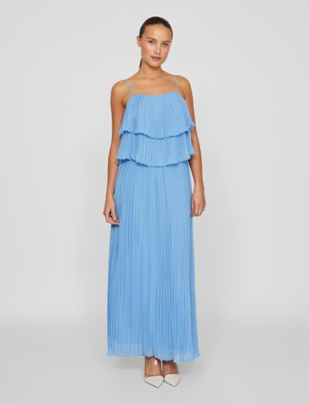 Vila Vichiffan Singlet Pleat Dress - Noos/Dc - Blue - 42