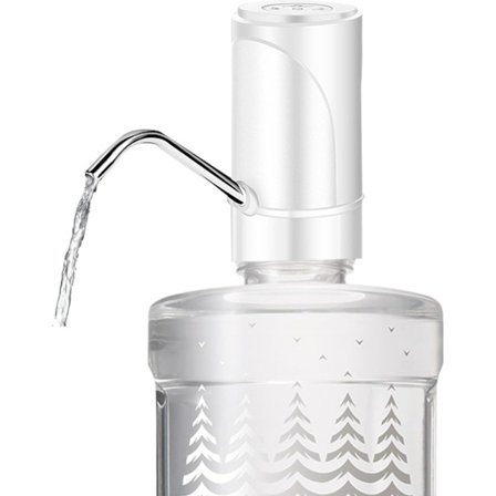 Vattenflaskpump - elektrisk vattendispenser med strömbrytare, bärbar elektrisk vattenpump, dricksvattenpump för grillning, strand