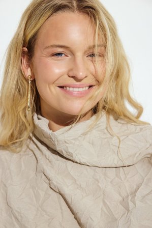 NA-KD Hanging Drop Shaped Earrings - Schmuck - Gold - One Size