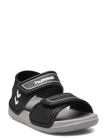 Playa Jr Shoes Summer Shoes Pool Sliders Svart Hummel*Betinget Tilbud
