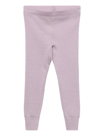 Lindex Longjohns Merino Wool Solid - Pink - 110/116