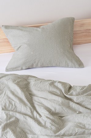 Jotex - Putetrekk 50x60 Cm Grønn/off-white - ALMA - Kjøp Putevar hos Jotex