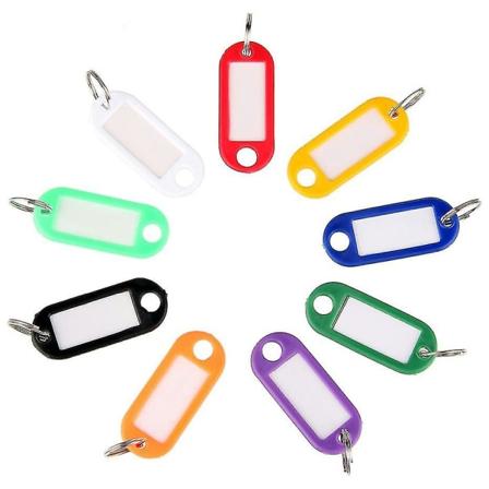 100 st plastmärke bagageetikett plast bagageetikett hotellnummer klassificeringsetikett