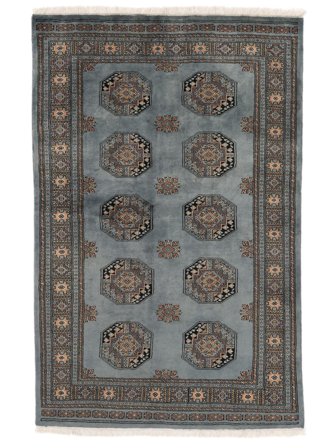 Pakistan Bokhara 3Ply Rug 137X210 Black/Dark Grey Wool, Pakistan