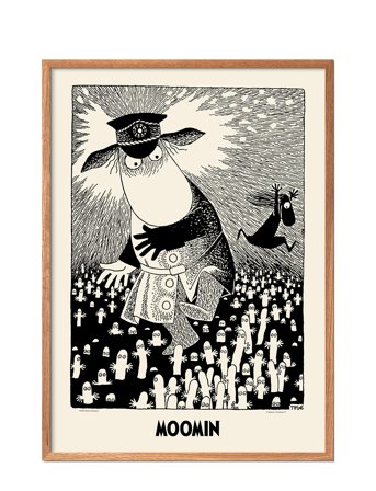 PSTR Studio | Moomin X Pstr Studio - Stormy Hattifatteners | 70X100CM