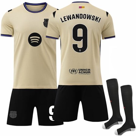 25-26 Barcelona Bortedrakt fotballdrakt nr. 9 Lewandowski