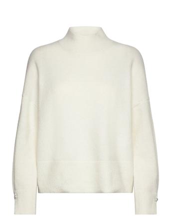 Kezia Pearl Cuff Detail Jumper French Connection White