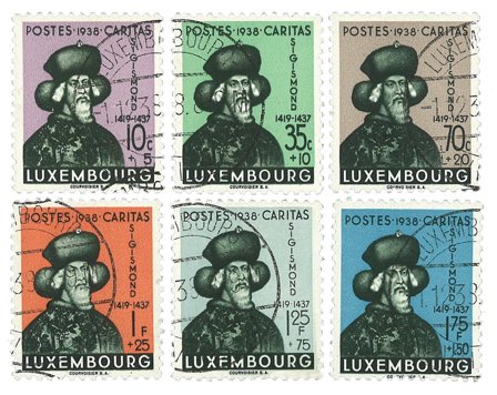 Luxembourg 1938 - Stemplet - MICHEL 315-20