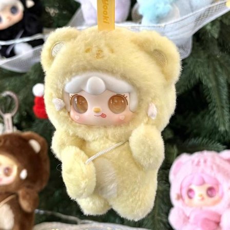 Yooki Bite Bear Blind Box Ornaments - Sødt Anime vedhængslegetøj til piger, mystisk gavedekoration