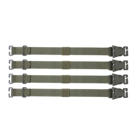 4 stk Molle Webbing stropper med spenne Tactical Gear Clip Strap Enkel å bruke