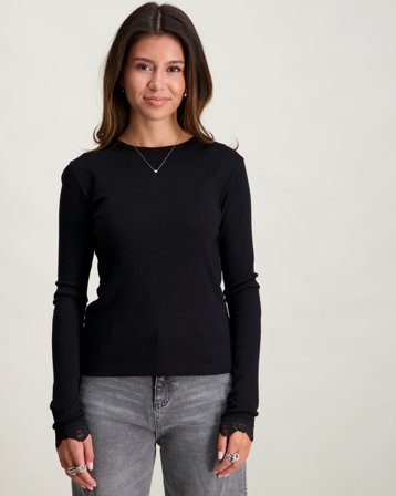 Creamie T-shirt LS Schwarz T-Shirts Mädchen - Kids Brand Store