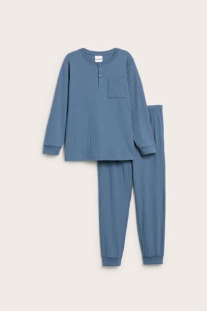 Kappahl | Prążkowana piżama | Niebieski
