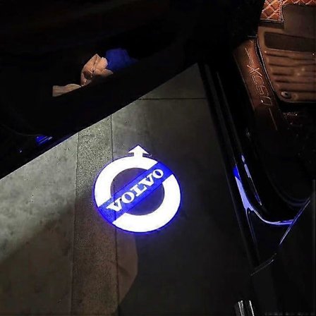 2 stk. bil velkomstlys for dør til Volvo V40 V50 V60 V70 V90