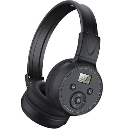 FM Radio Hovedtelefoner Headset Bedste Modtagelse Foldbar FM Headset Radio FM 50-108mhz