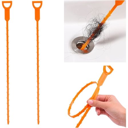 Rensekrog til vask, værktøj til at fjerne blokeringer i vasken, hårfjerner til afløb, genanvendelig afløbsrenser, afløbsepilator til kloak, køkken, 