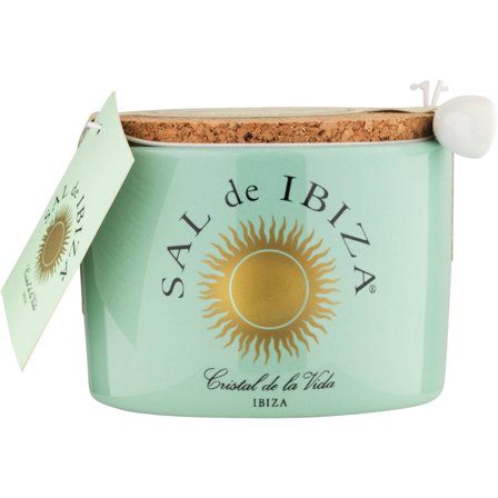 Sal de ibiza IBIZA Fleur De Sel, naturligt salt i en keramikkrukke | KitchenOne