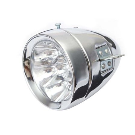 Sykkellykt retro sykkel for hodelykt Klassisk vintage sykkeltåkelys hodelykt Bright 7 LED frontlys