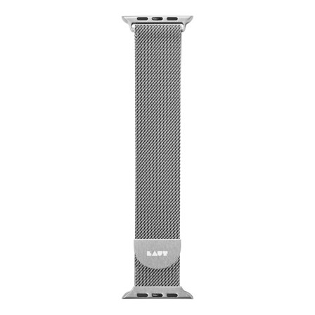 LAUT Steel Loop SilverStainless band for Apple Watch 44/42