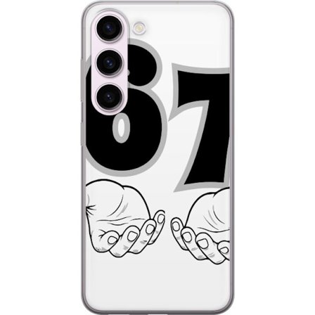 Kompatibel Mobilcover til Samsung Galaxy S23 67 meme hænder grafisk sort-hvid seks syv hænder illustration trendy moderne æstetik