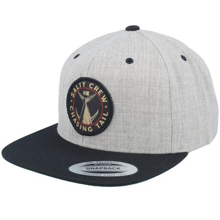 Salty Crew - Grijs snapback Cap - Tailgate Heather Grey/Black Snapback @ Hatstore