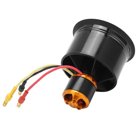 QXMotor 50mm EDF 12 Blade Kanalblæser med QF26115000KV 34S Børsteløs Motor til RC Fly (CW)