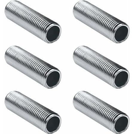 6 kpl sarja 10 M10 lamppu putki kierteitetty liitos pituus: 30 mm - nousu: 1mm V