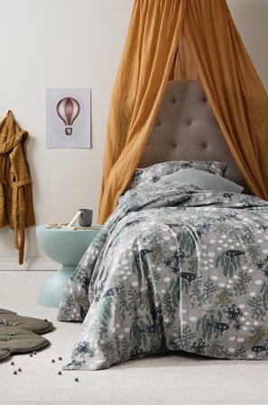 Jotex - Dynetrekk - Økologisk Blå - WATERS - Kjøp Sengesett hos Jotex