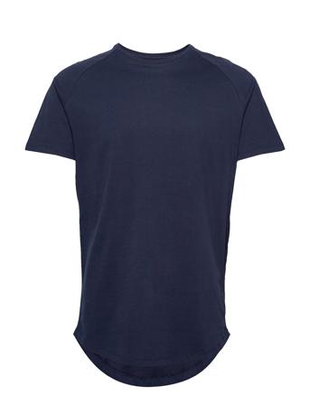 Jjecurved Tee Ss O-Neck T-shirts Short-sleeved Blå Jack & J S