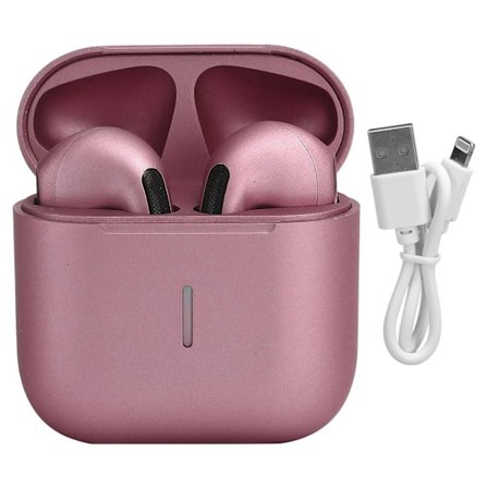 Mini Bluetooth-hörlurar TWS brusreducering Touch Control Sport Gaming Stereo HörlurarRosa