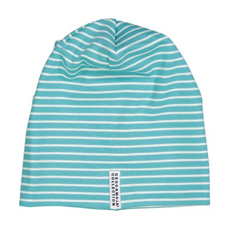 Mössa Classic Mint/Hvid Stribet XS 1-2 år - Geggamoja