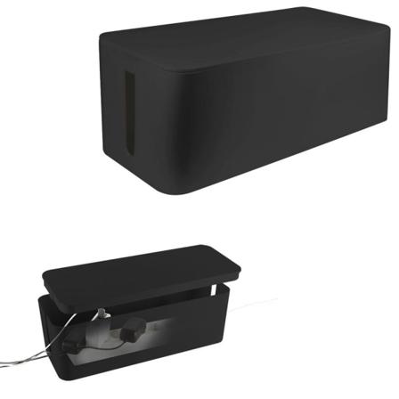 Logilink Cable Box - Kabelgömma L Svart Svart