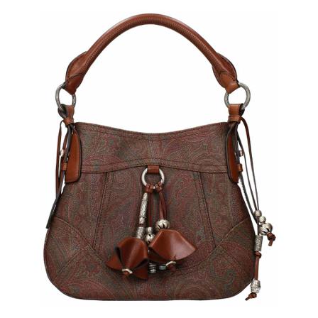 Etro, Handbag Bruin, Dames, Maat:ONE Size,multicolor