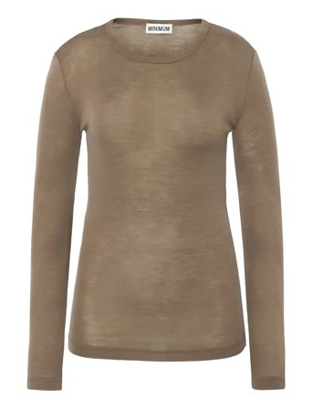Natashas T-Shirt 3736 Brown Minimum