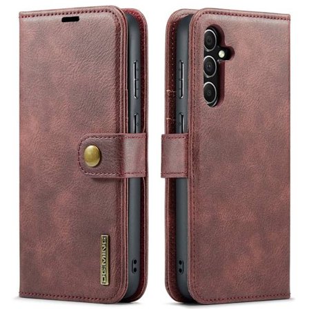 DG.MING 2-i-1 Magnet Pung Samsung Galaxy S23 FE Rød