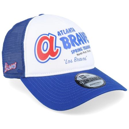 New Era - MLB Weiss trucker Cap - Atlanta Braves Team 9FORTY Spring Training White/Blue Trucker @ Hatstore