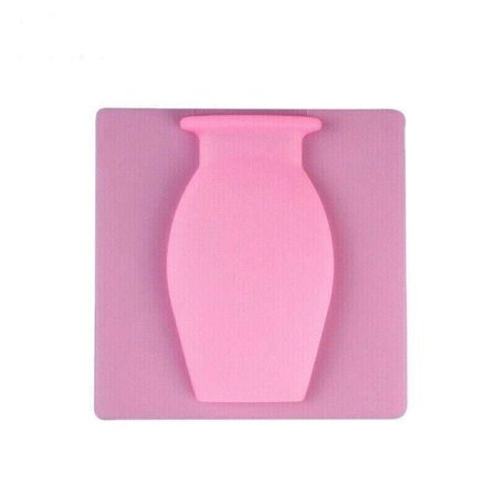 1 st Självhäftande Silikonvas Väggdekal Återanvändbar Fönsterblomma Dekal Kruka Dekor Vit